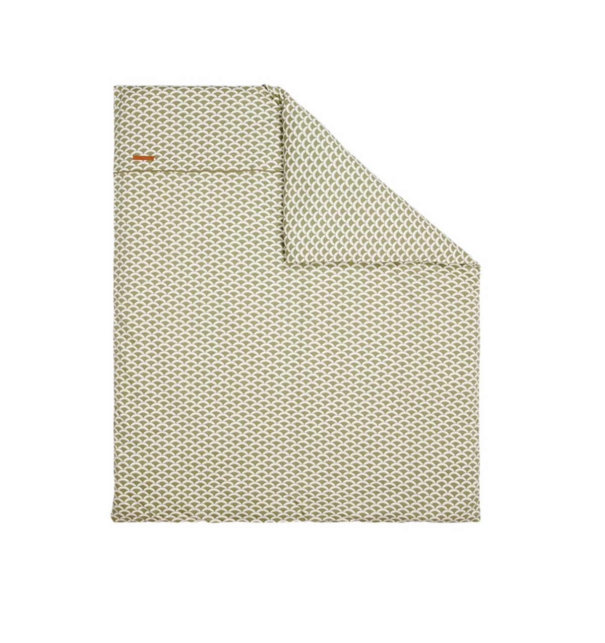 Wiegendeckenbezug Sunrise Olive | Little Dutch