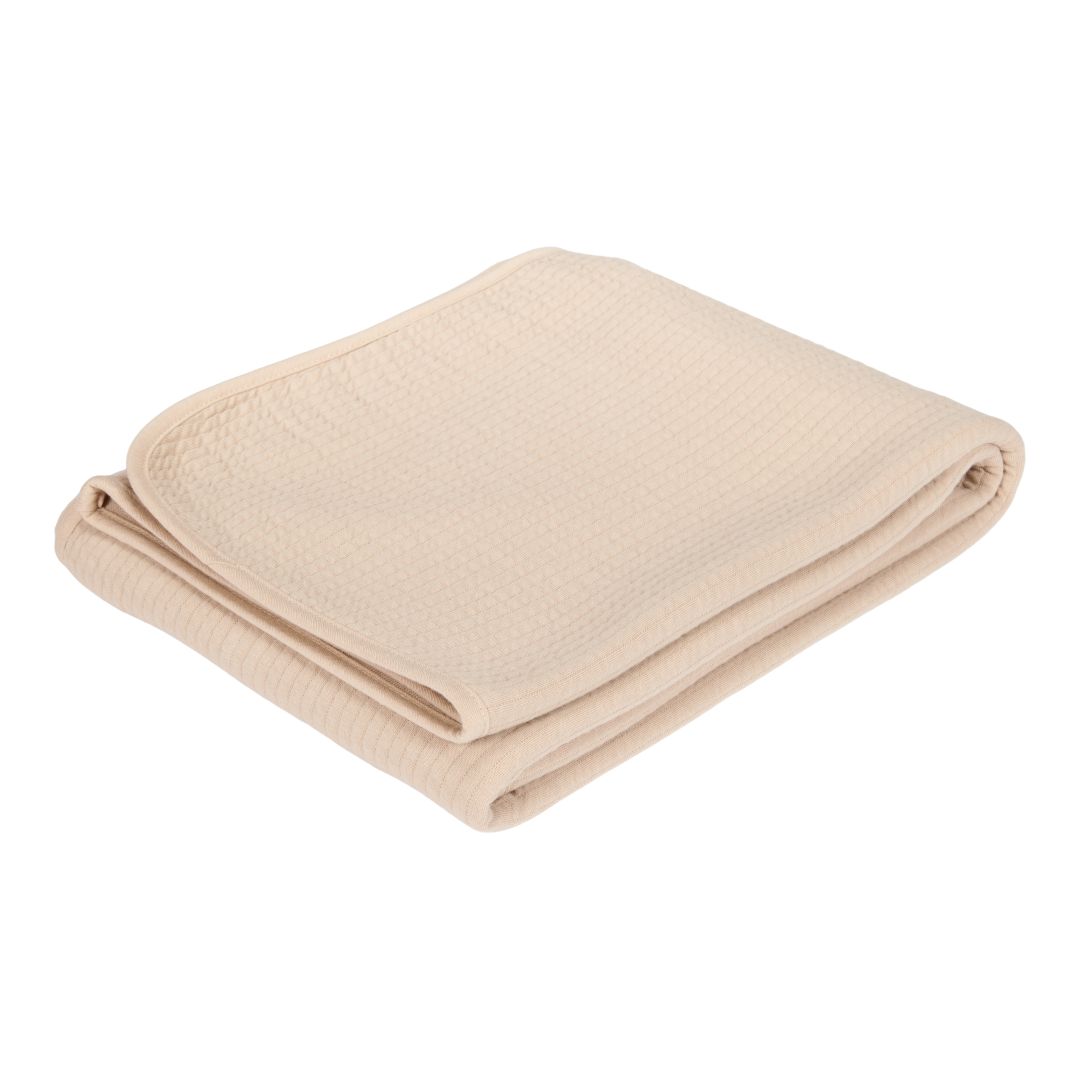 Little Dutch Sommerdecke Pure Beige 110 × 140 cm für das Kinderbett