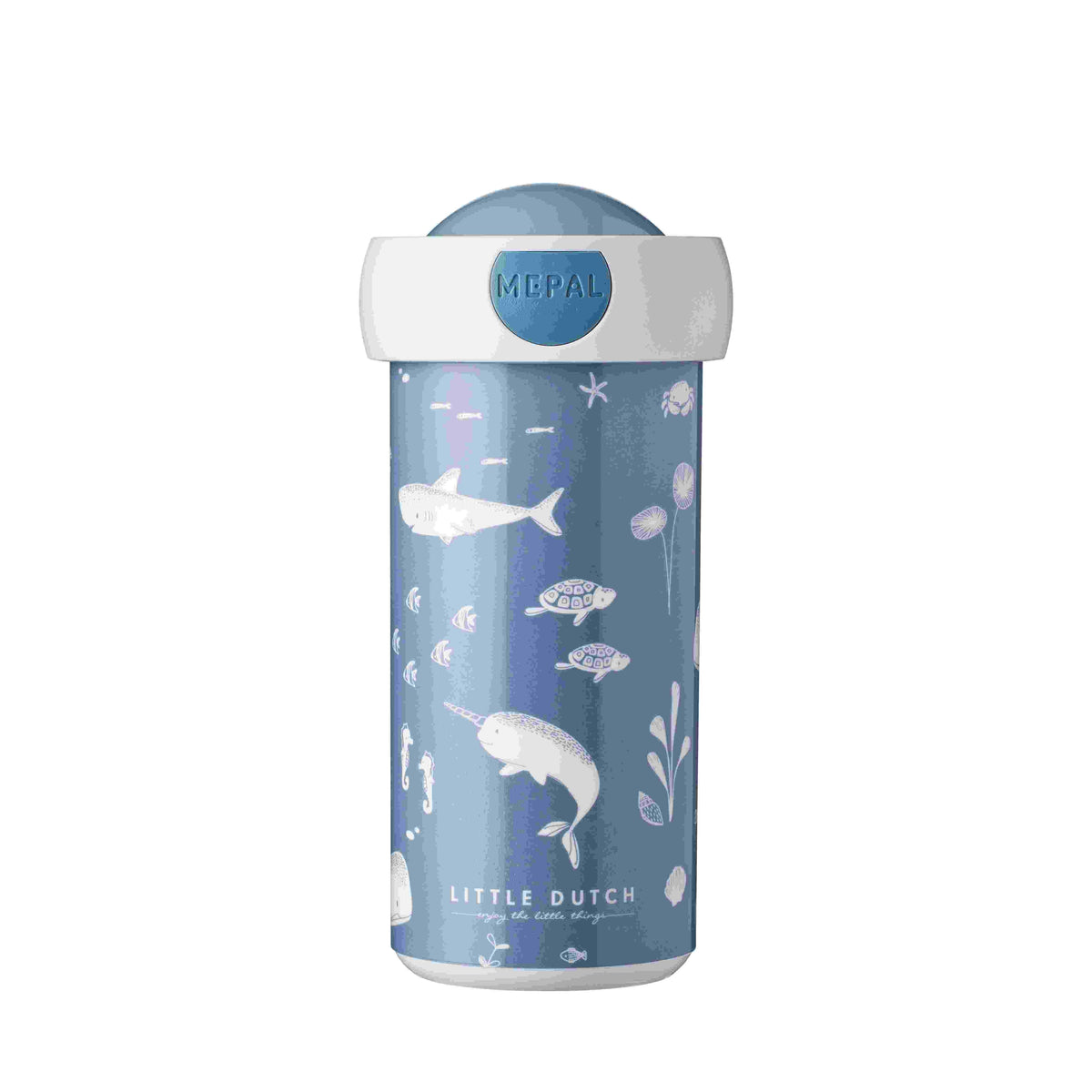 Little Dutch x Mepal Trinkbecher Ocean 300 ml in Blau