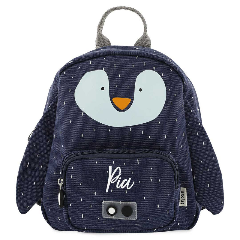 Trixie Rucksack klein Herr Pinguin – mit aufgedrucktem Namen