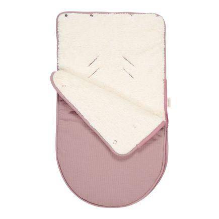 Babyschalen-Fußsack Pure Mauve von Little Dutch