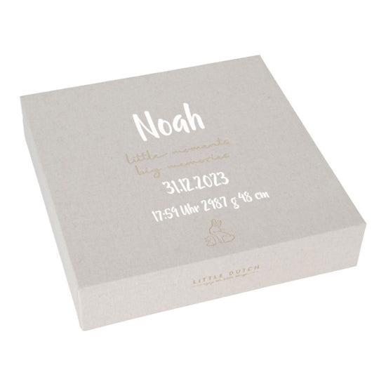 Little Dutch Erinnerungsbox Newborn Naturals mit Zubehör