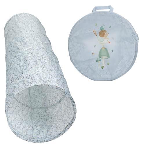 Little Dutch Forest Friends Krabbeltunnel 180 × 46 cm für Kinder ab 12 Monaten