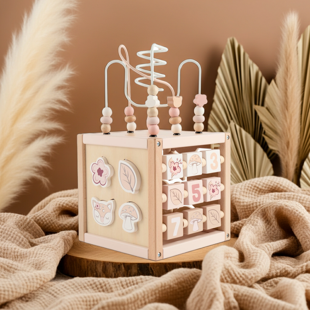 Motor skills cube deer Ella wood | bieco