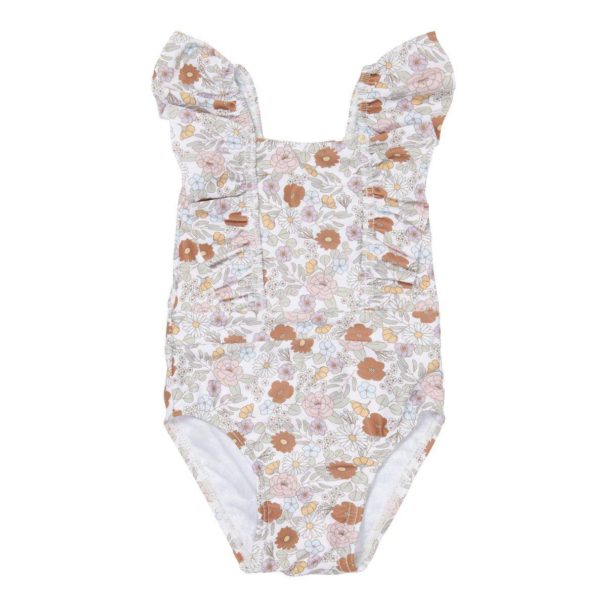 Little Dutch Badeanzug Vintage Little Flowers mit Volants