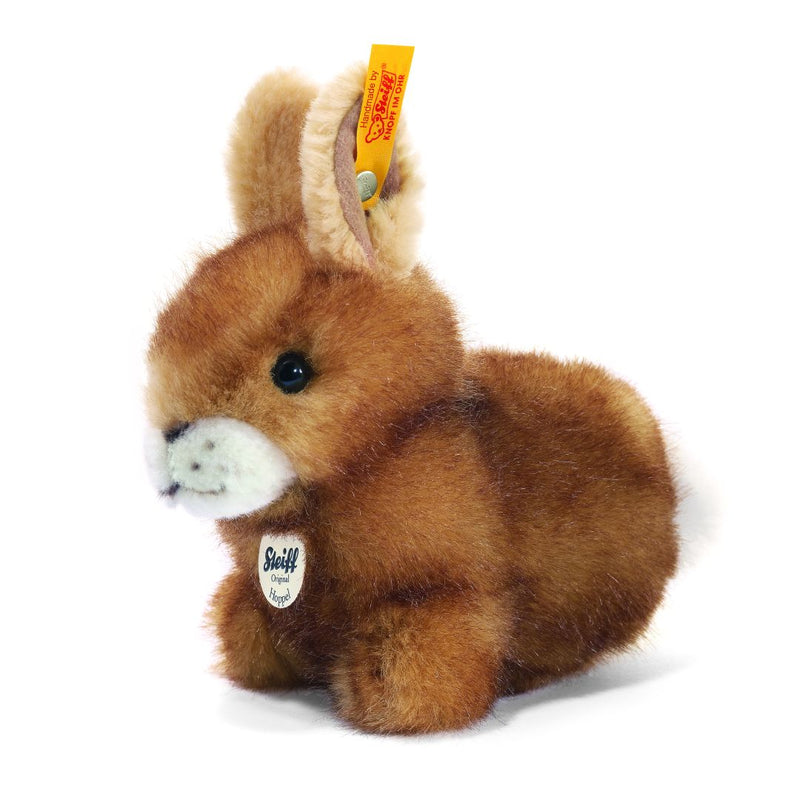 Steiff Hoppel Hase Kuscheltier Braun 14 cm