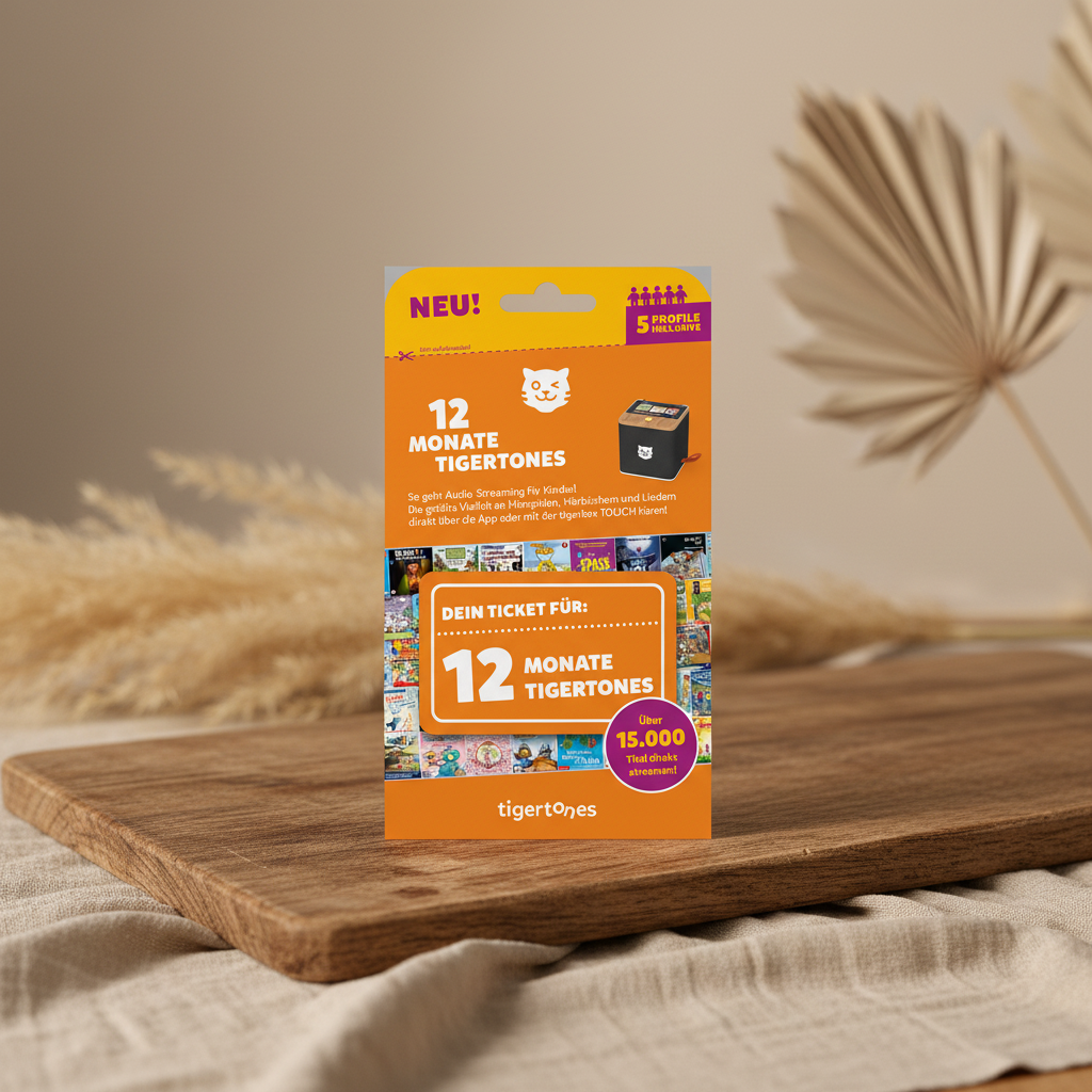 Tigertones Family Tigerticket 12 Monate für bis zu 5 Profile