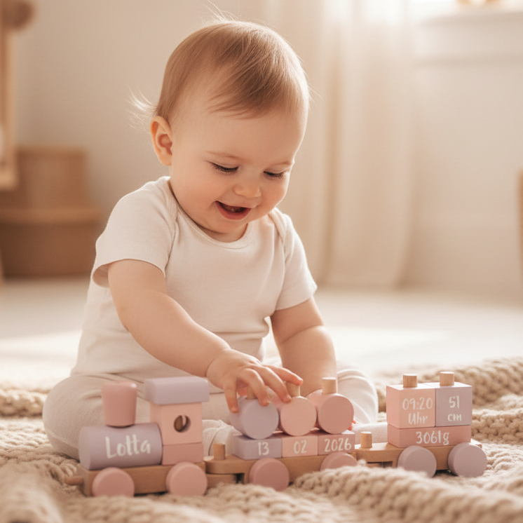 Personalisierte Geschenke zur Geburt: Ideen mit Name & Geburtsdaten