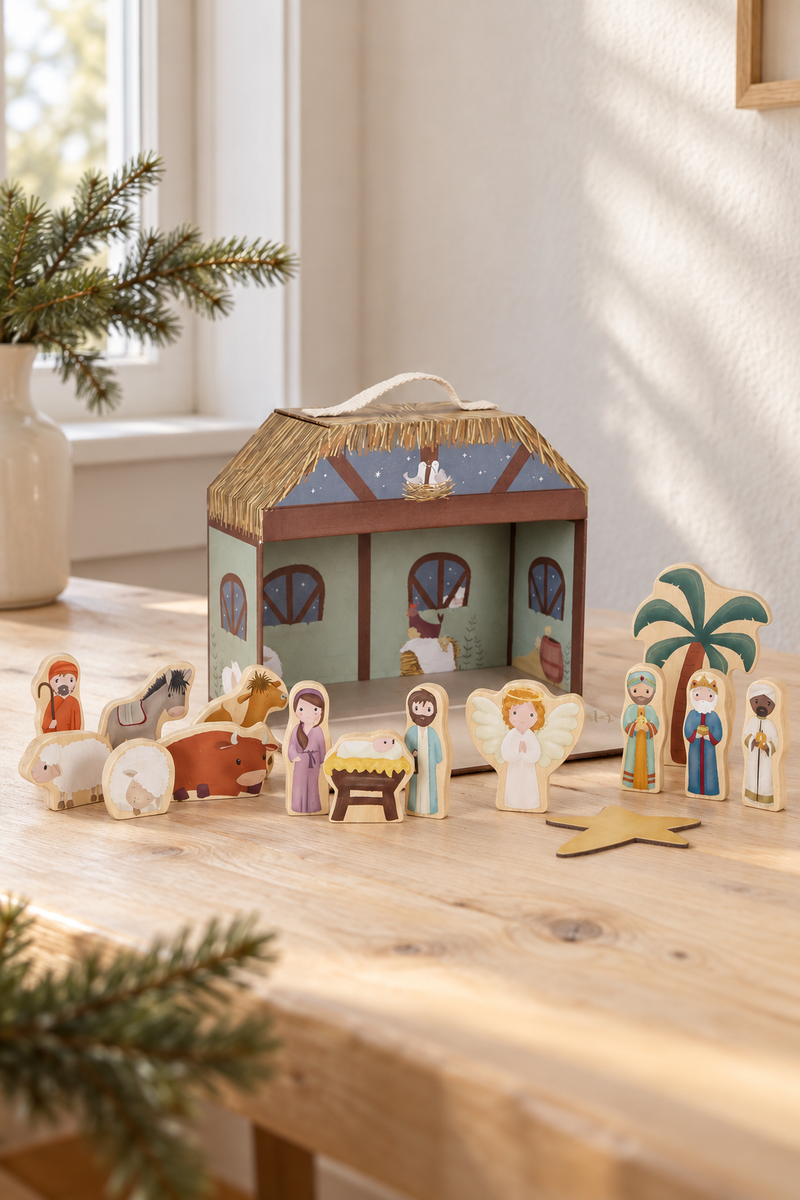 Weihnachtskrippe für Kinder: So entstehen kleine Weihnachtsrituale mit der Familie