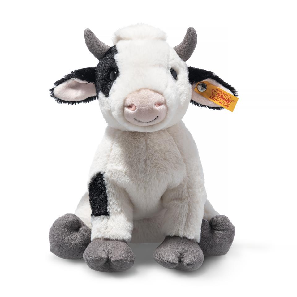 Steiff Cobb Kuh Kuscheltier Weiß Schwarz 24 cm