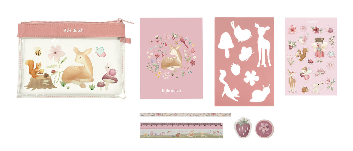 Fairy Garden Schreibset mit Notizbuch, Stift und Zubehör – Little Dutch