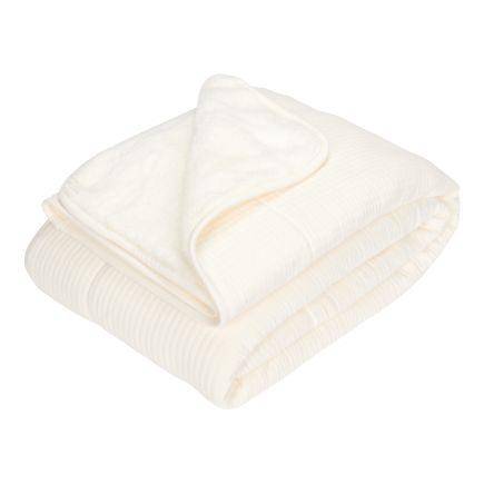 Little Dutch Wiegendecke Pure Soft White 70 × 100 cm