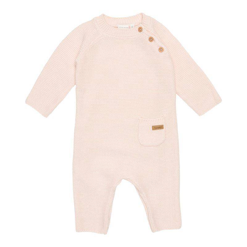 Rosa Strick-Strampler von Little Dutch in einer weiteren Produktansicht