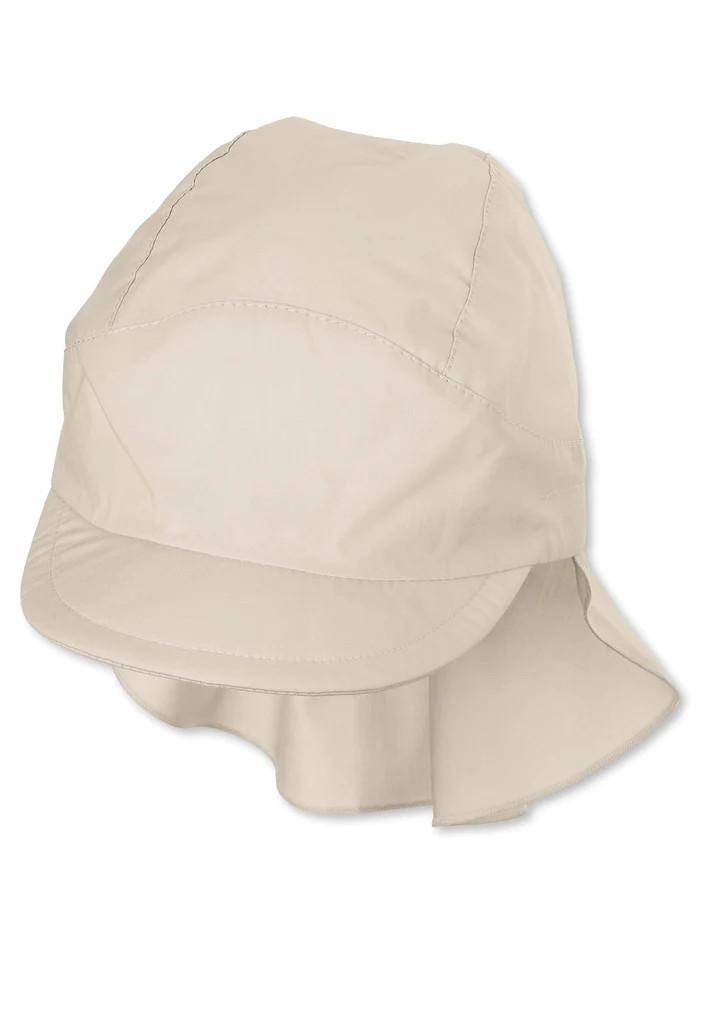 Schirmmütze mit Nackenschutz Beige Gr. 53 | Sterntaler