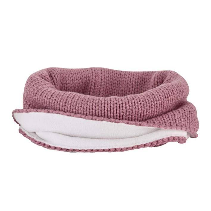 Sterntaler Strick-Schlupfschal Rosa