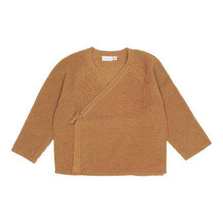 Wickelstrickjacke Almond Gr. 80 | Little Dutch