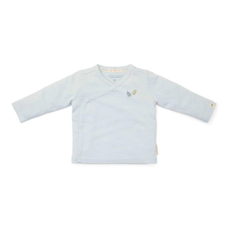 Wickelshirt Langarm Baby Blue | Little Dutch