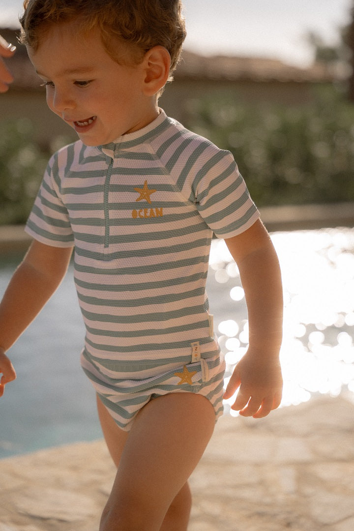 Pañal de natación Stripes Surf Blue | Little Dutch