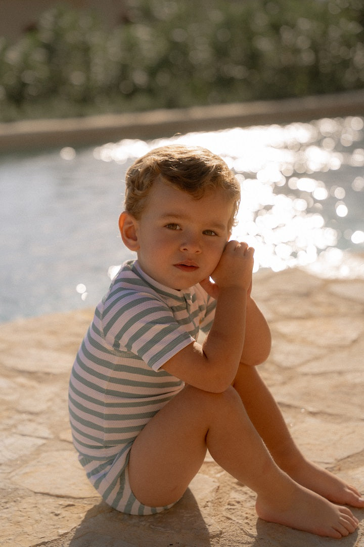 Pañal de natación Stripes Surf Blue | Little Dutch