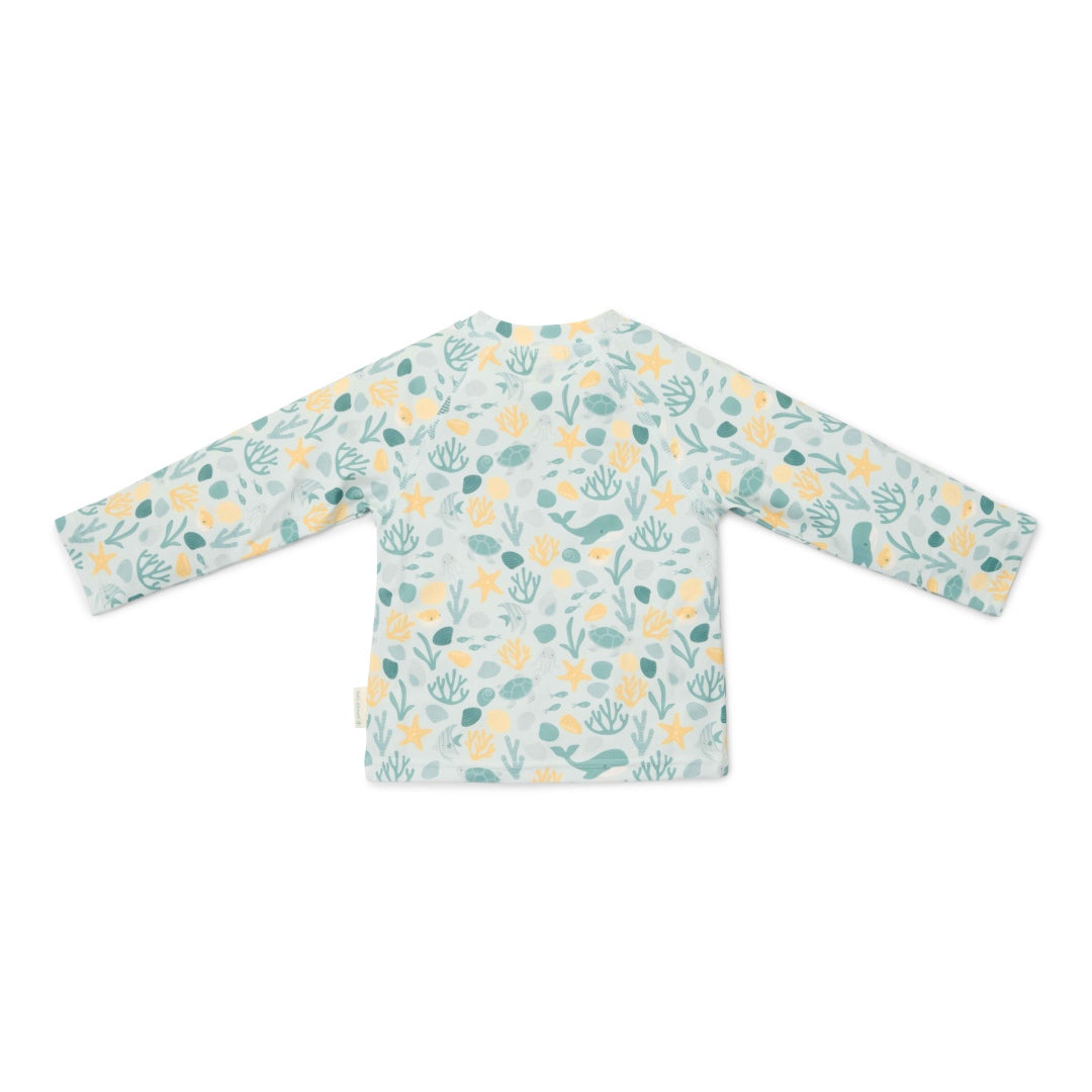 Little Dutch Schwimmshirt Seashells – Rückansicht