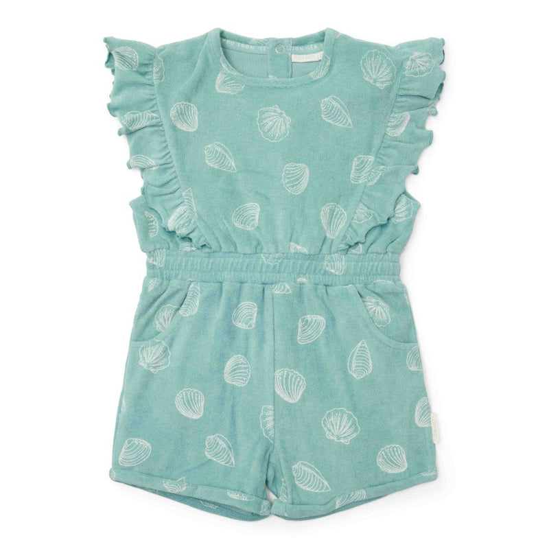 Little Dutch Spielanzug Ocean Treasures Surf Blue