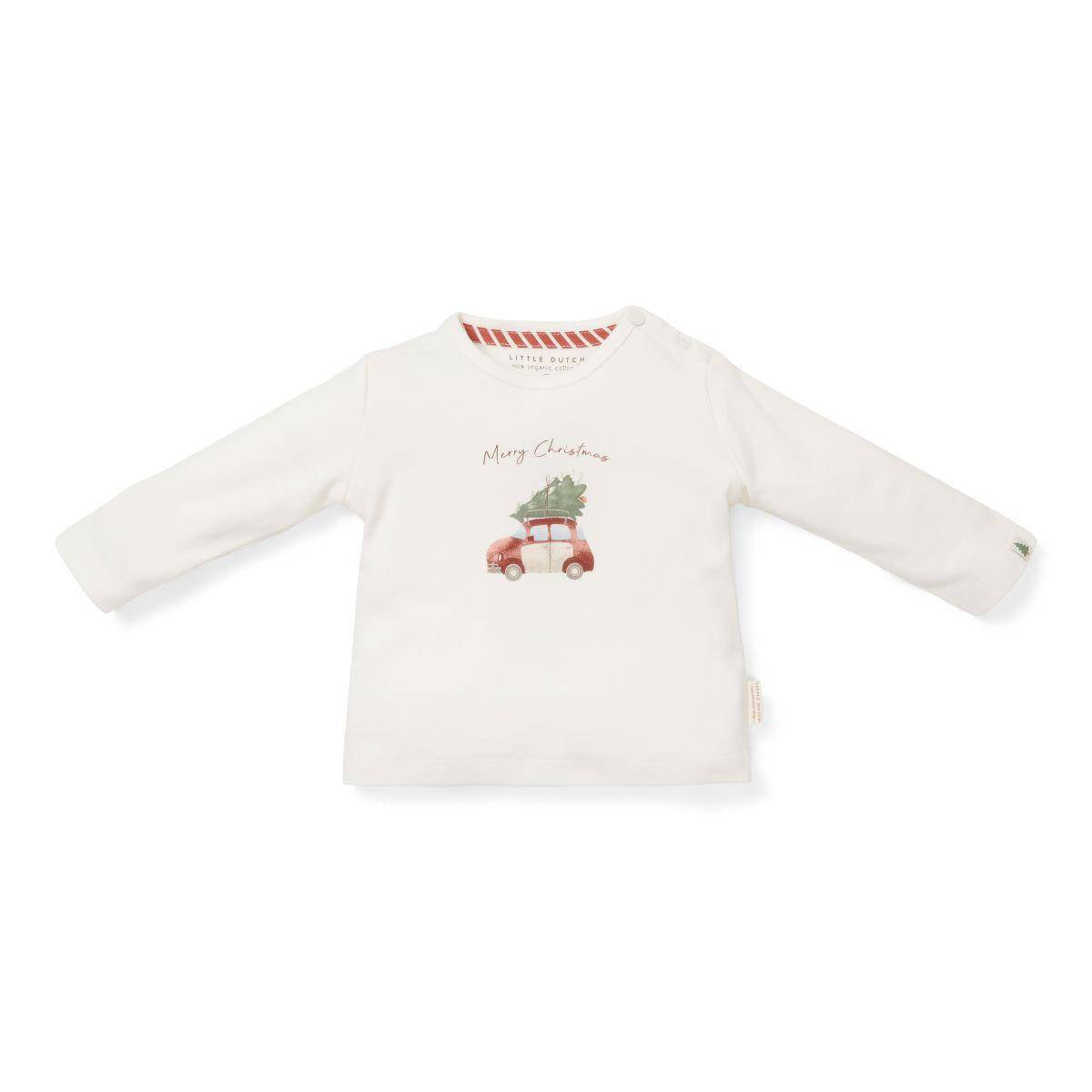 Kinder-Langarmshirt Weihnachten aus 100 % Bio-Baumwolle