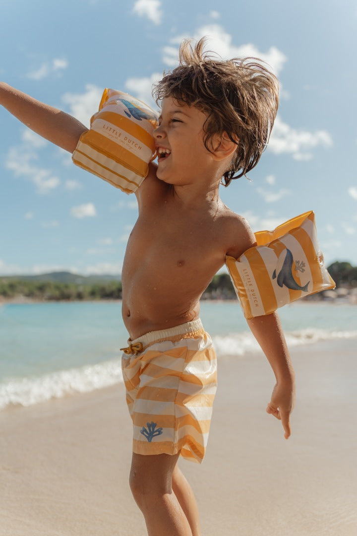 Blaue Schwimmflügel Ocean Dreams für Kinder – Produktansicht