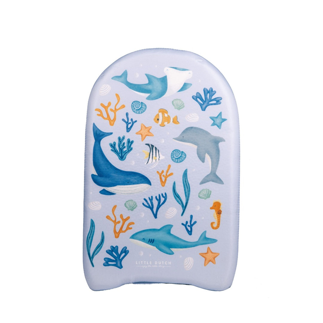 Little Dutch Schwimmbrett Ocean Dreams Blue in Blau – Produktansicht