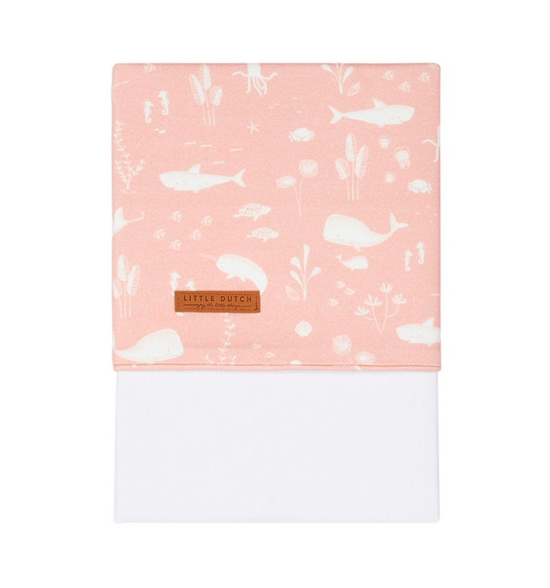 Little Dutch Wiegen-Laken Ocean Pink