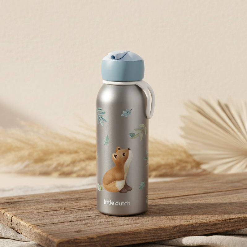 Forest Friends Thermoflasche 350 ml mit Flip-Up Trinksystem