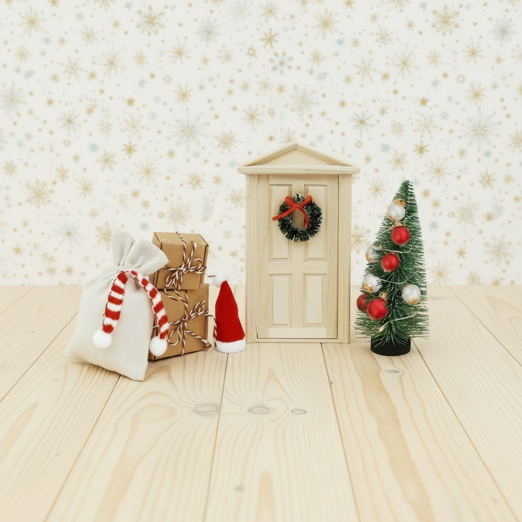 Weihnachts- und Nikolaus-Wichtel-Dekoset von HobbyFun – Gesamtansicht