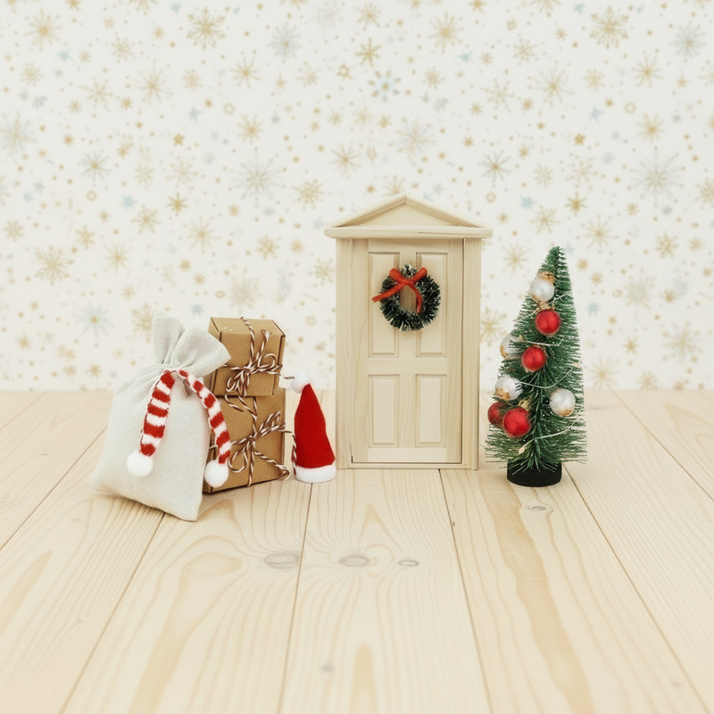 Weihnachts- und Nikolaus-Wichtel-Dekoset von HobbyFun – Gesamtansicht