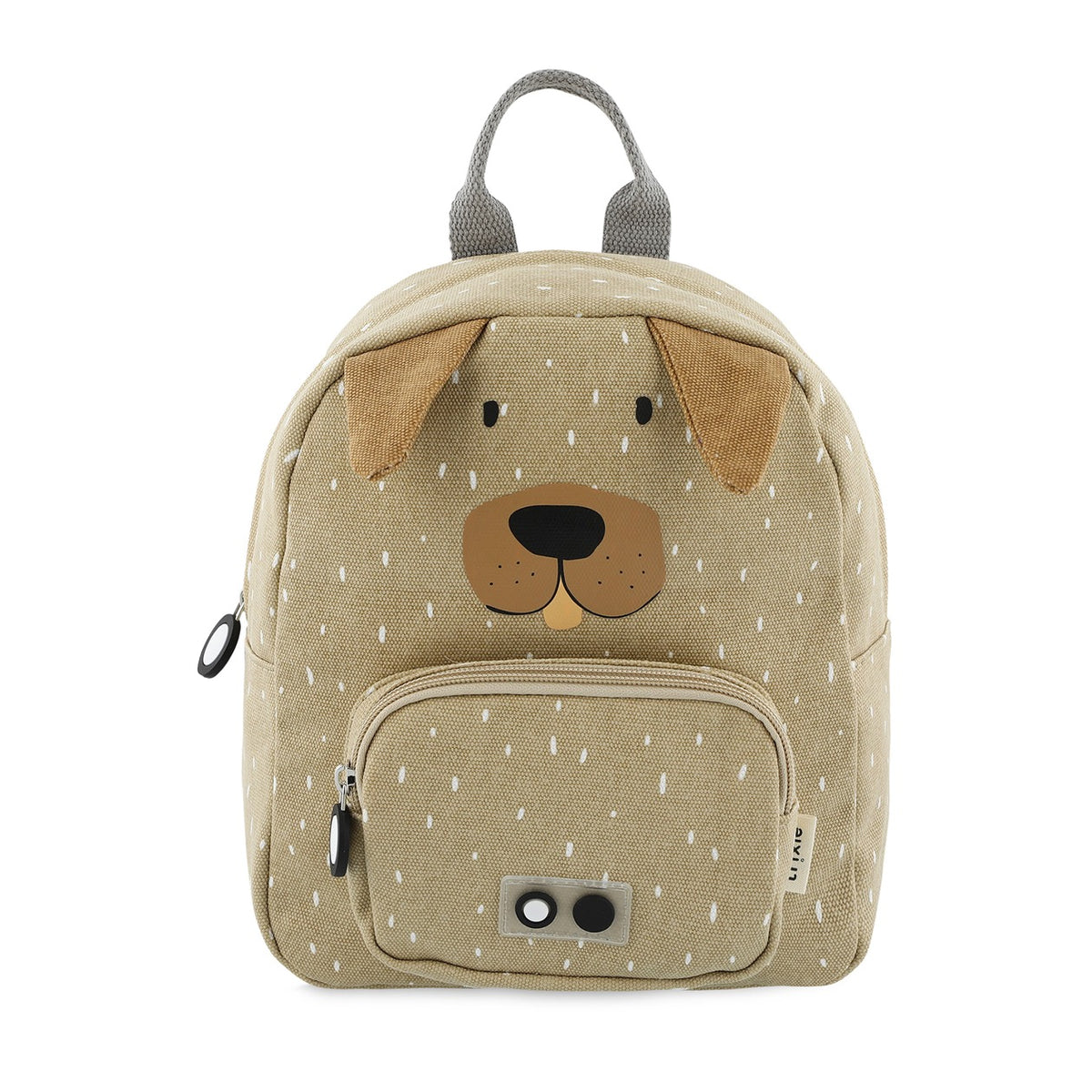 Trixie Rucksack klein Herr Hund – Frontansicht mit Hundemotiv