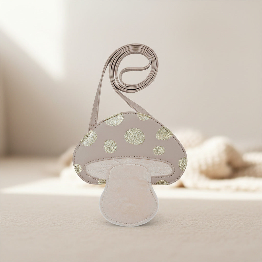 leevje Kinderhandtasche Mushroom 17 × 17 cm mit Schulterband