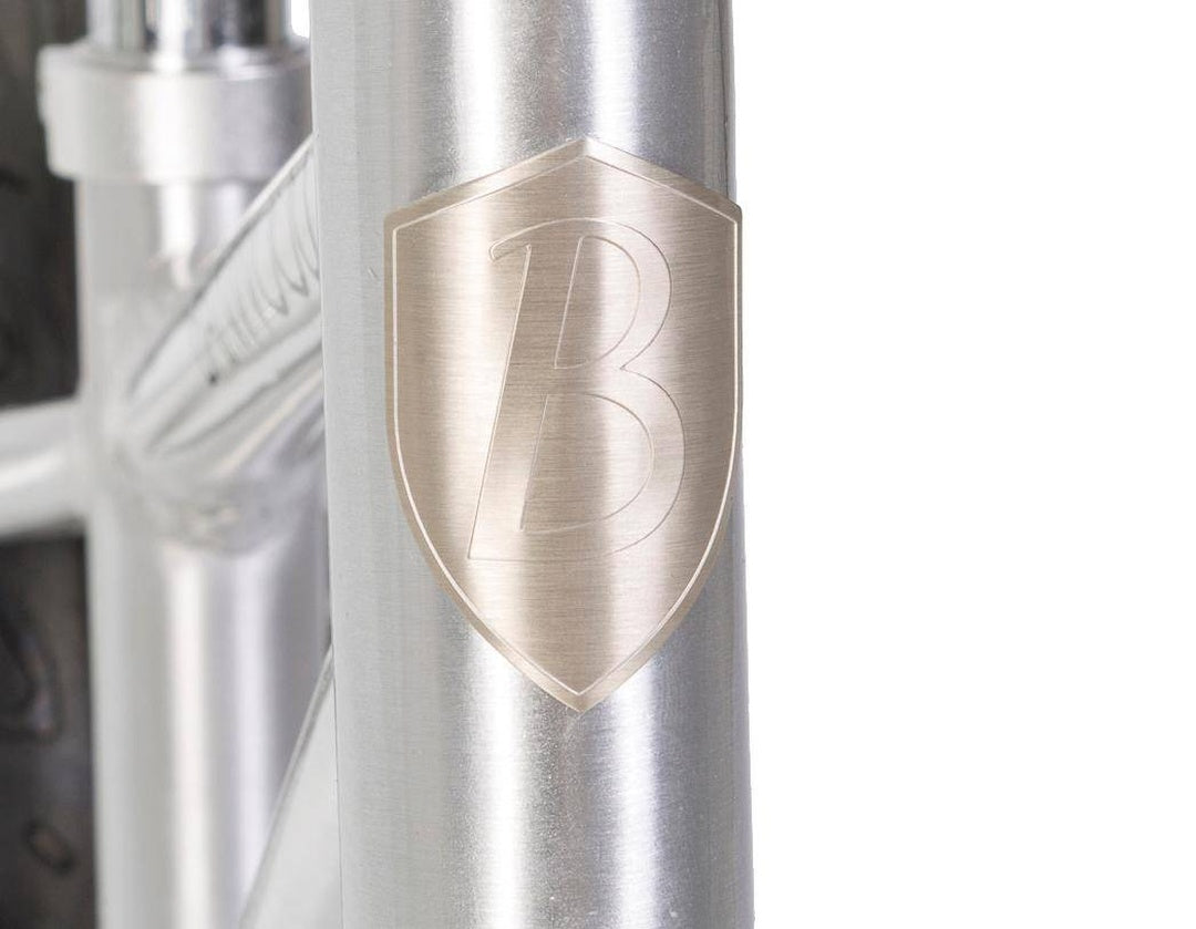 Banwood FIRST GO Laufrad Chrom 12 Zoll mit Weidenkorb