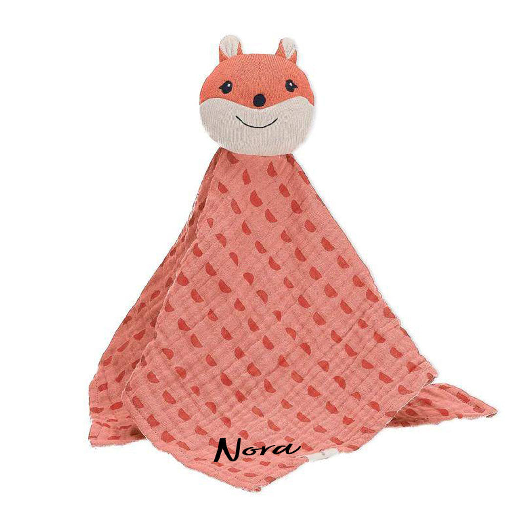 Sterntaler Schnuffeltuch Eichhörnchen Enna Orange personalisierbar