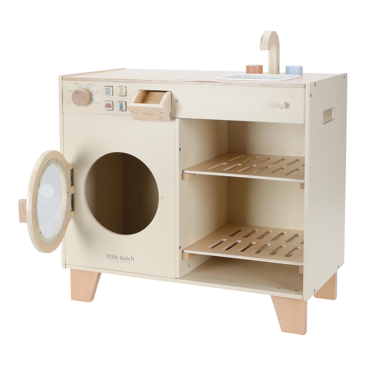 Wasmachine & vaatwasser van hout | Little Dutch