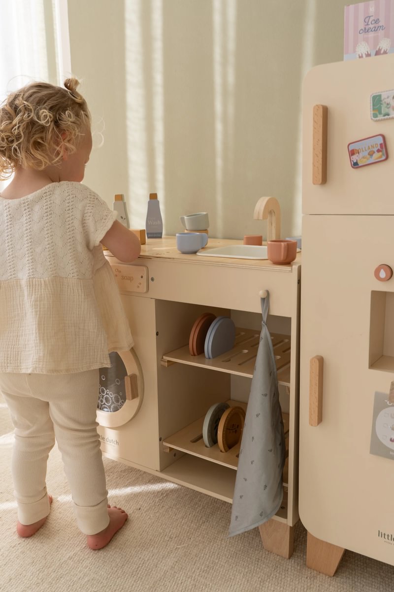 Wasmachine & vaatwasser van hout | Little Dutch