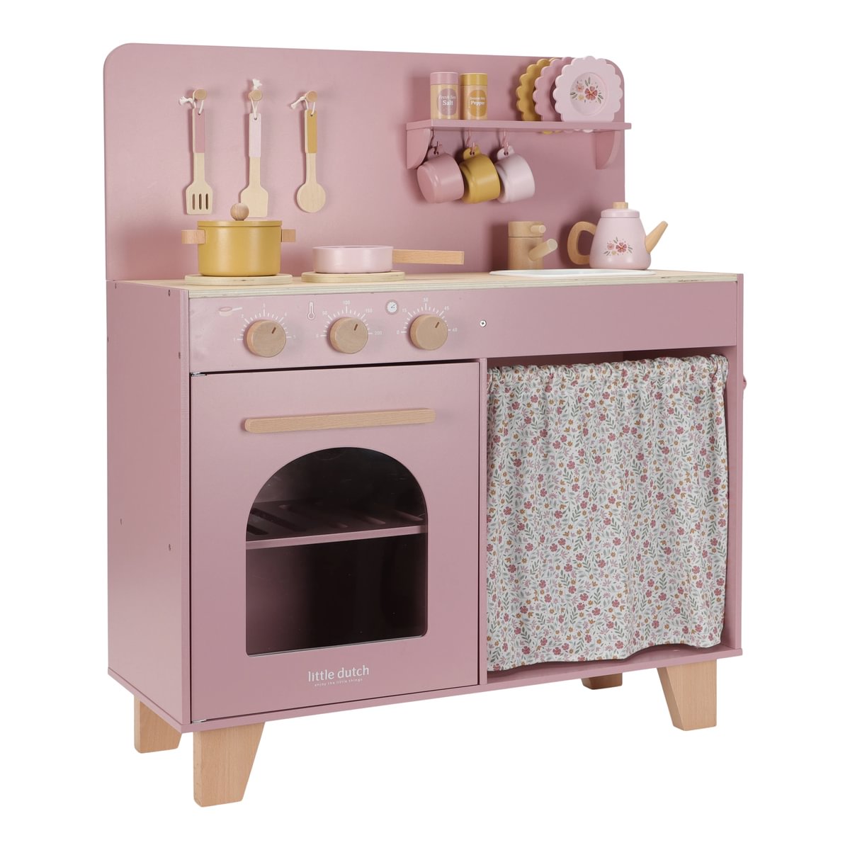 Holz-Spielküche Rosa | Little Dutch