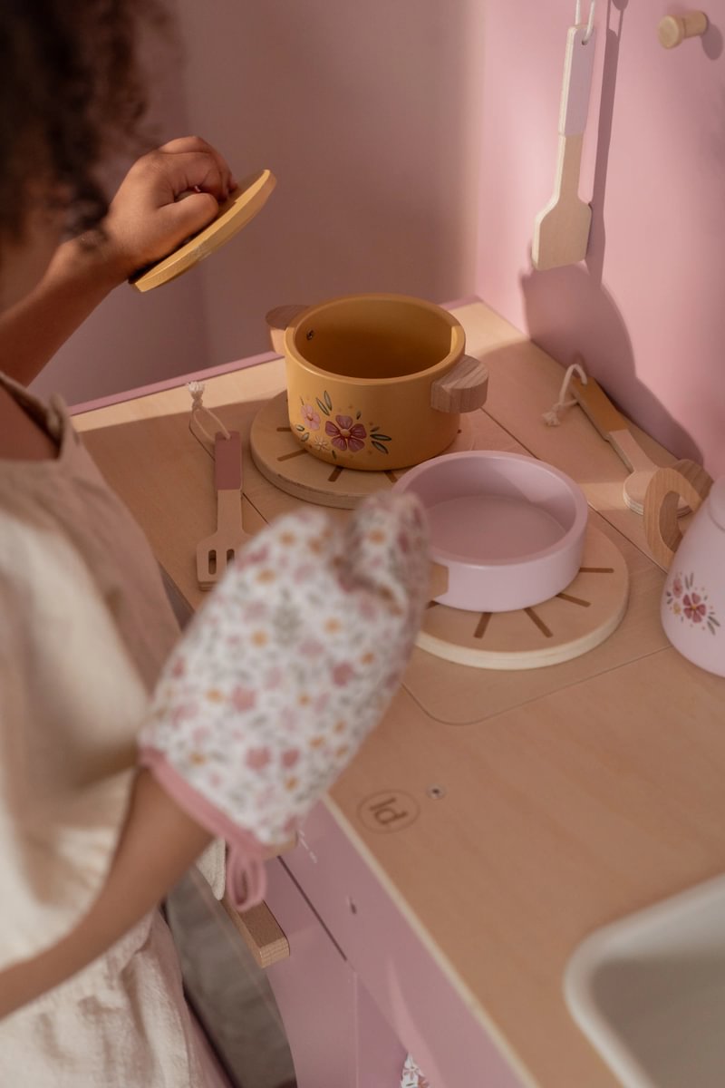 Holz-Spielküche Rosa | Little Dutch