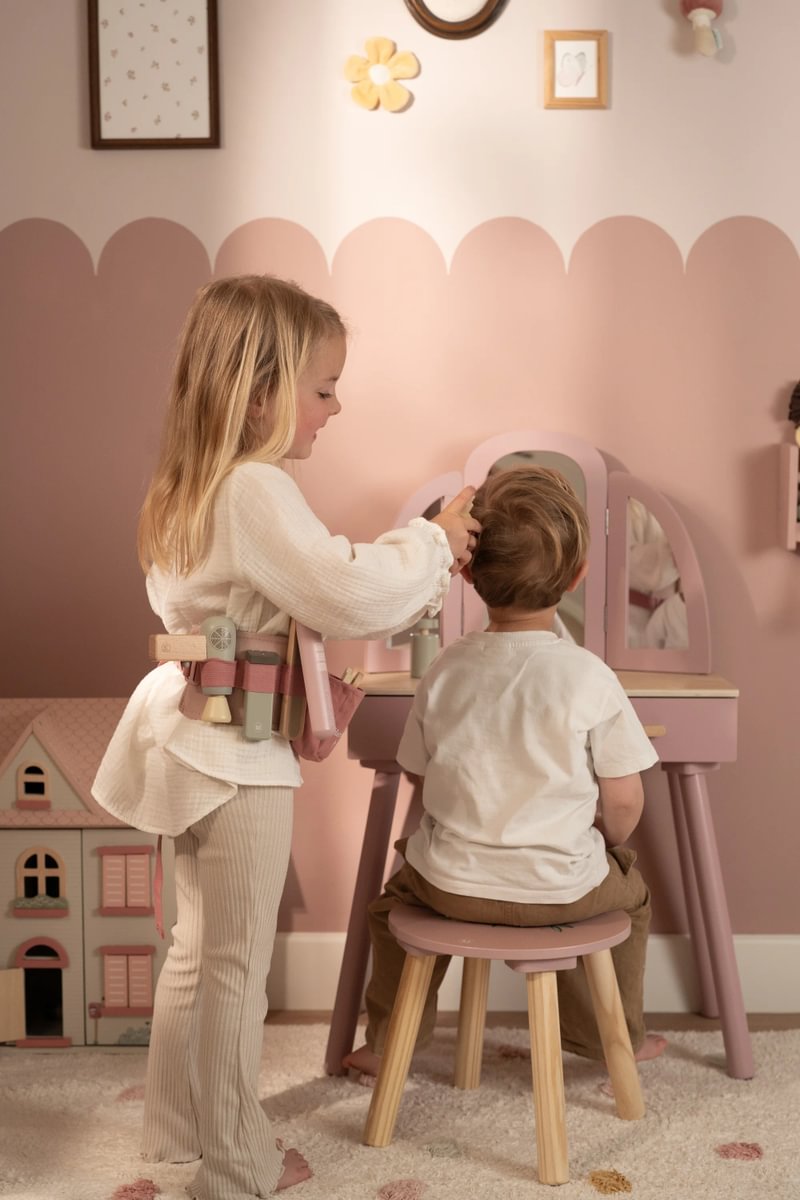 Holz-Friseurset Rosa | Little Dutch