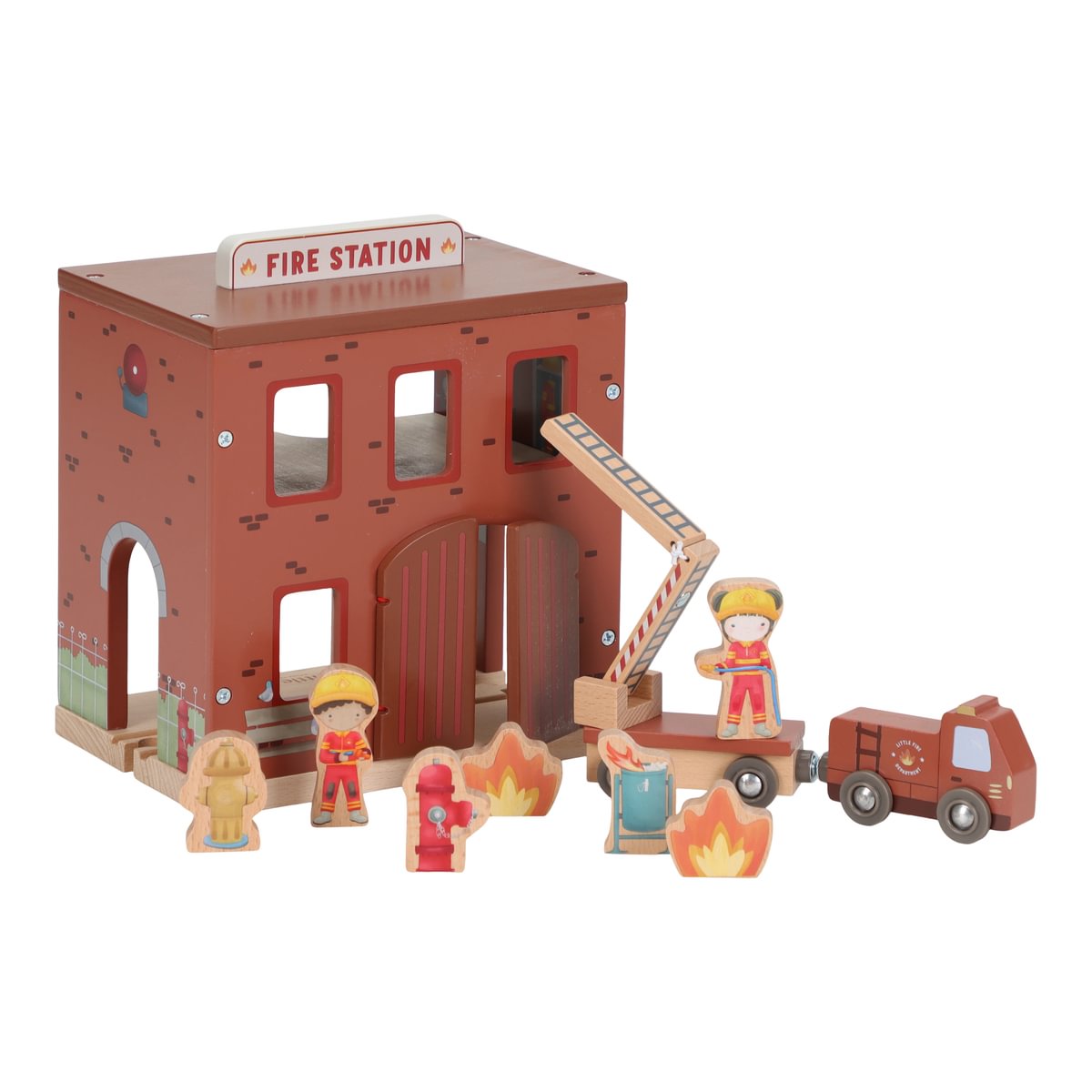 Little Dutch Holz-Feuerwache LD2538 – Gesamtansicht