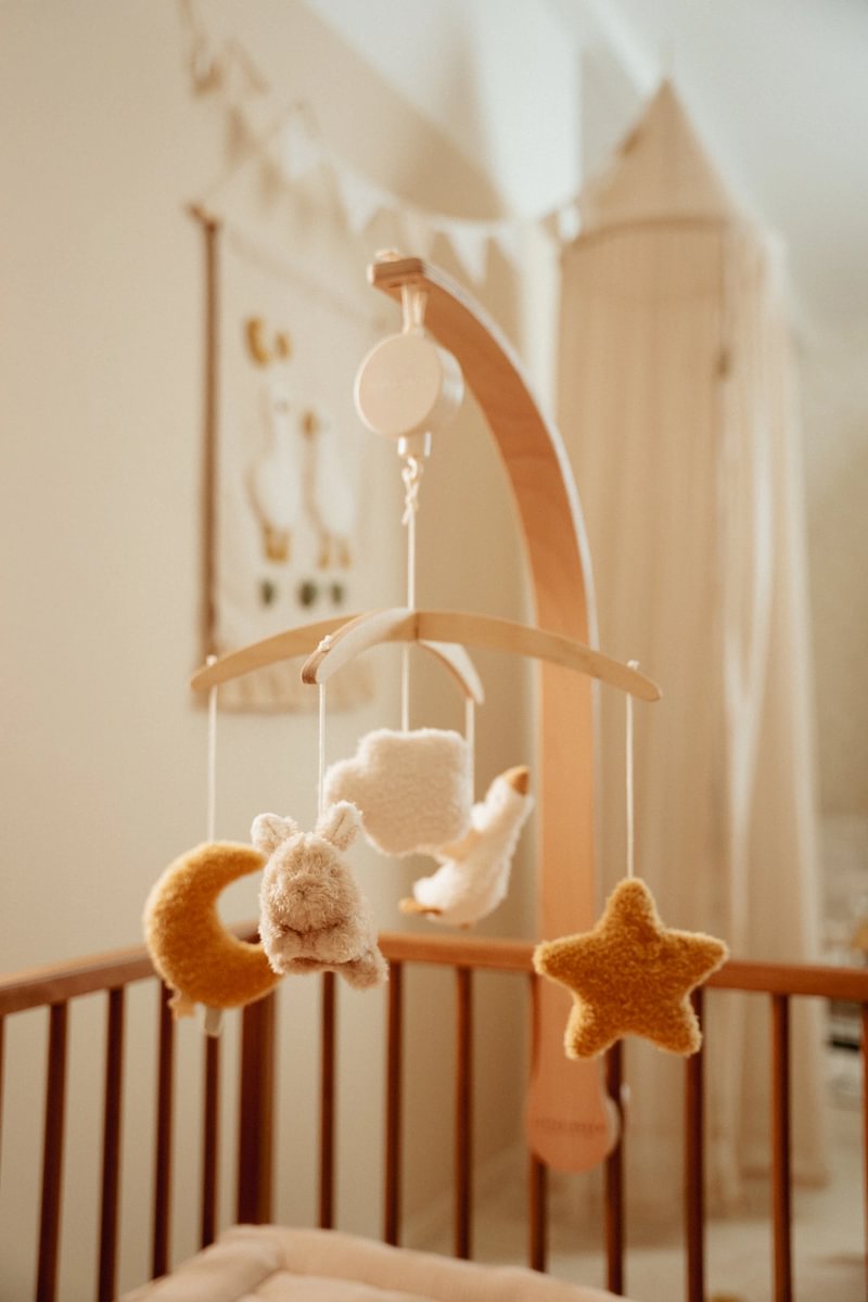 Little Dutch Holz-Musikmobile Newborn Naturals