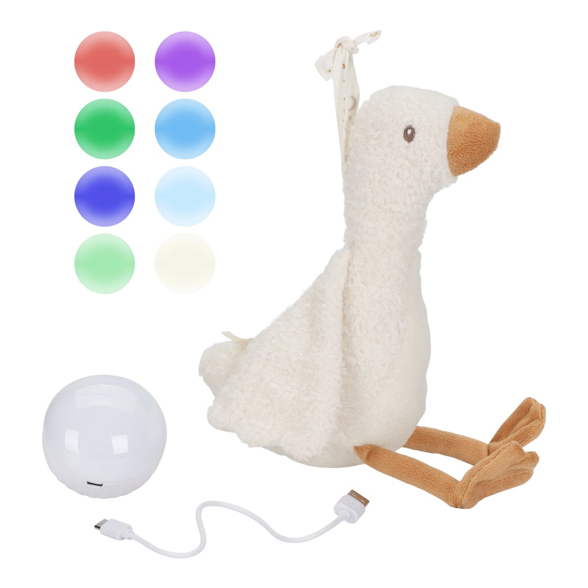 Little Dutch Kuschel-Gans mit Licht & Sound – weitere Detailansicht