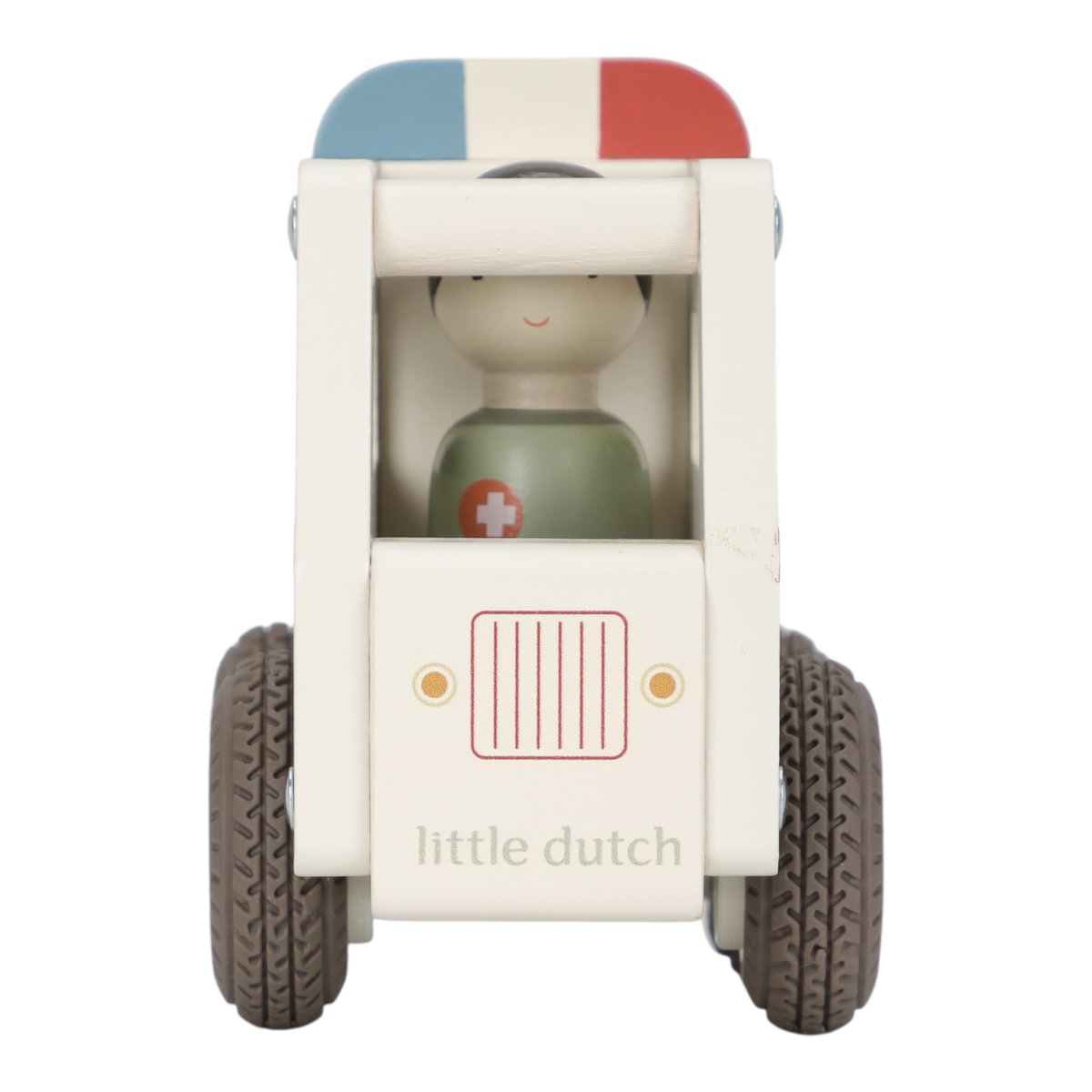 Little Dutch Krankenwagen aus Holz für fantasievolles Rollenspiel