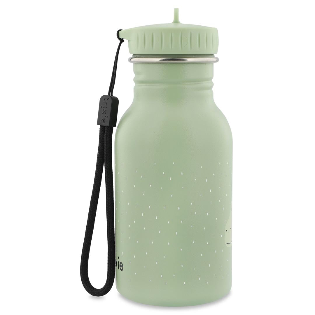 Trixie Trinkflasche 350ml Herr Drache – Seitenansicht mit Trageschlaufe