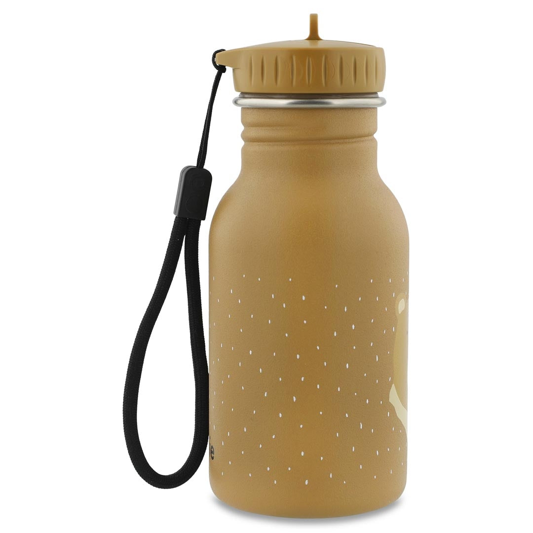 Trixie Trinkflasche 350ml Herr Bär – Seitenansicht mit Trageschlaufe