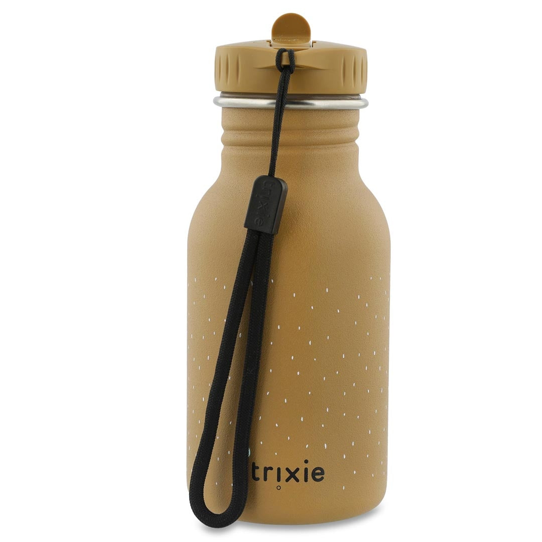 Trixie Trinkflasche 350ml Herr Bär – Rückansicht mit Trageschlaufe