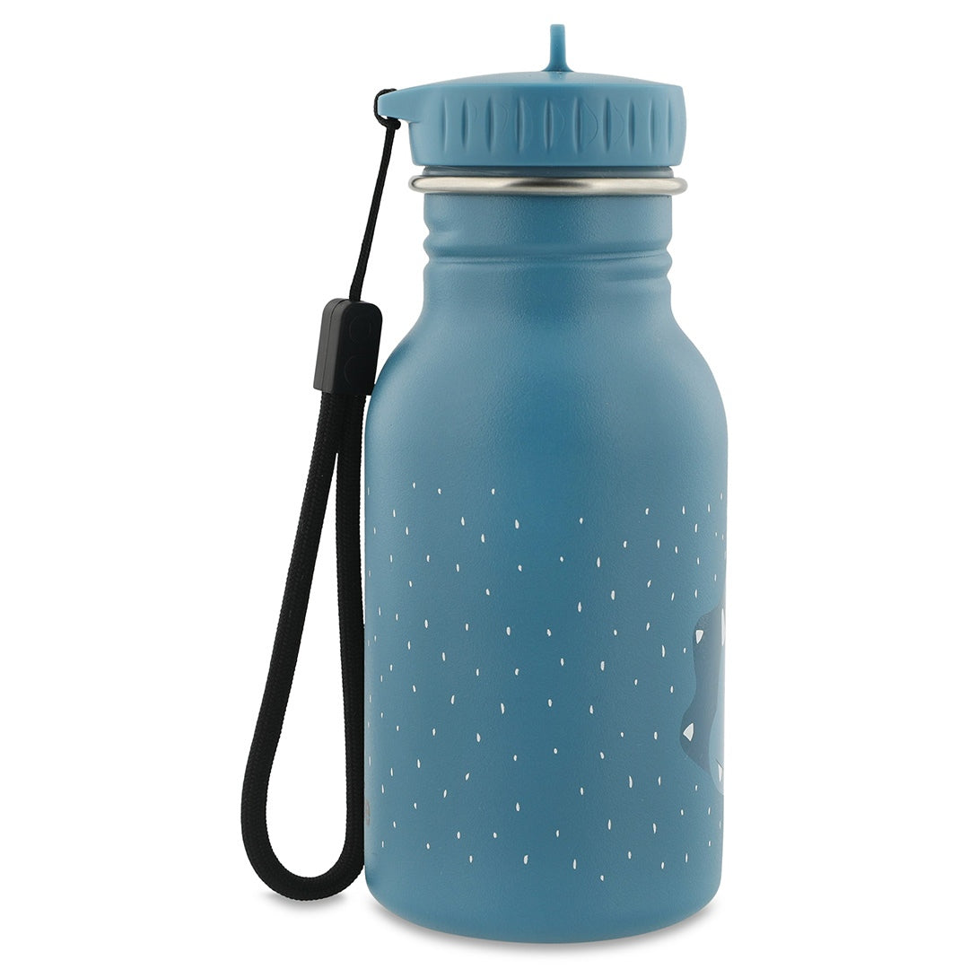 Trixie Trinkflasche 350ml Herr Triceratops – Seitenansicht mit Trageschlaufe