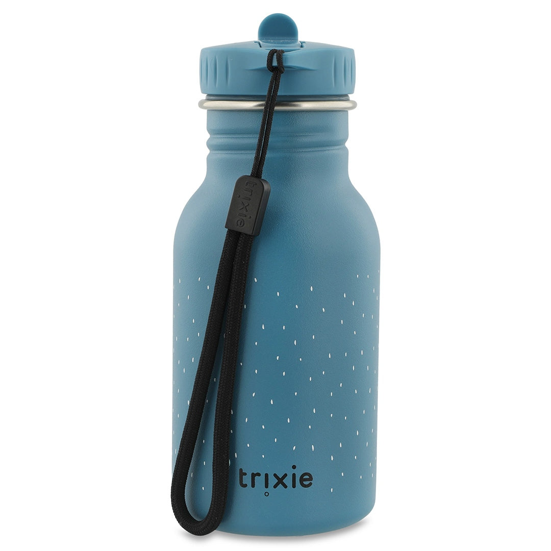 Trixie Trinkflasche 350ml Herr Triceratops – Rückansicht mit Trageschlaufe